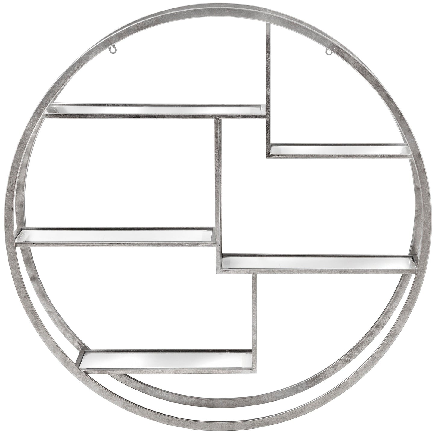Silver Large Wall Hanging Multi Shelf