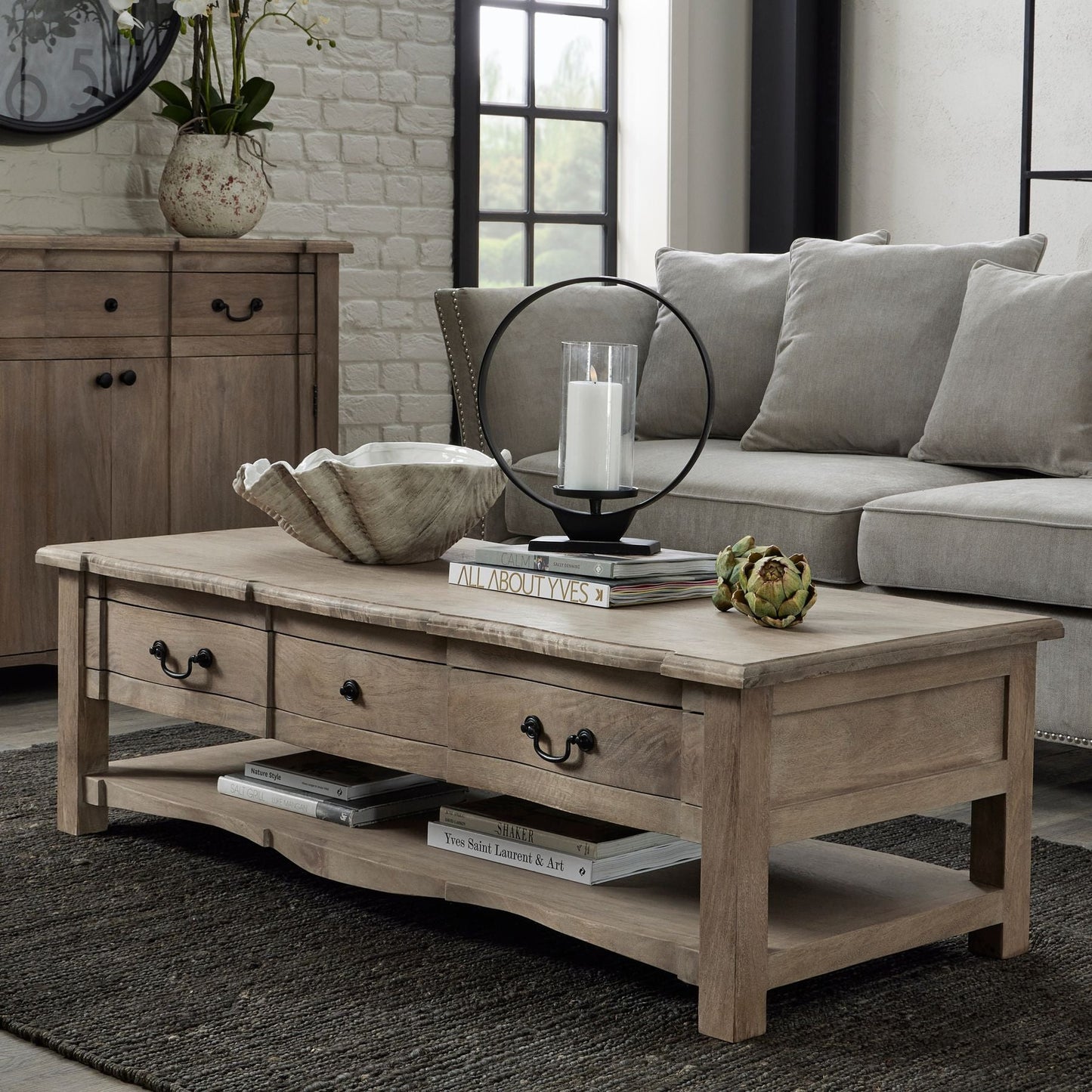 Copgrove Collection 2 Drawer Coffee Table